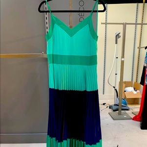 Satin pleated summer dress by Twinset